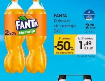Eroski Fanta Refresco de Naranja oferta