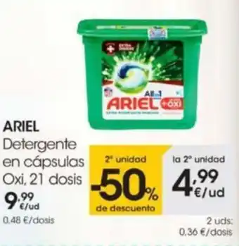 Eroski Ariel Detergente En Cápsulas oferta