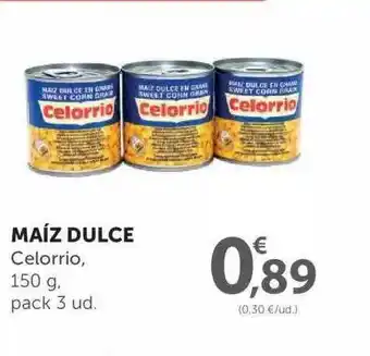 SPAR Celorrio Maíz Dulce 150g Pack 3 oferta
