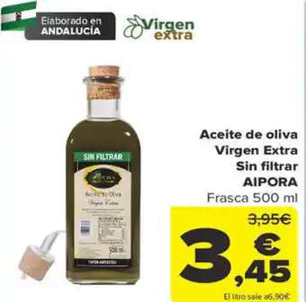 Carrefour Aipora Aceite de Oliva Virgen Extra Sin Filtrar oferta