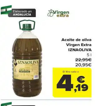 Carrefour Iznaoliva Aceite de Oliva Virgen Extra 5l oferta