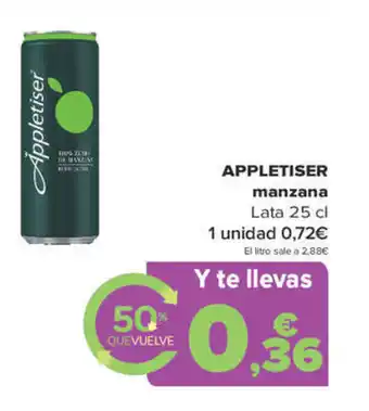 Carrefour Appletiser Manzana oferta