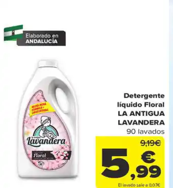 Carrefour La Antigua Lavandera Detergente Líquido Floral oferta