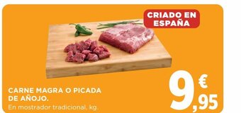 Hipercor Carne Magra o Picada de Añojo oferta