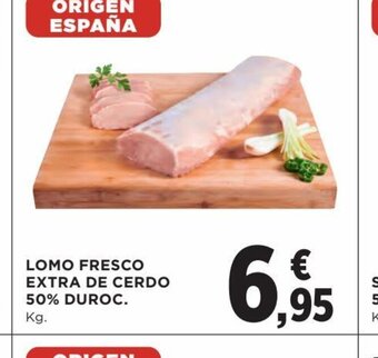 Hipercor Lomo Fresco Extra de Cerdo 50% Duroc oferta