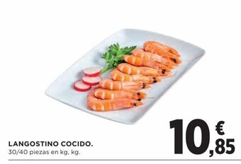 Hipercor Langostino Cocido oferta