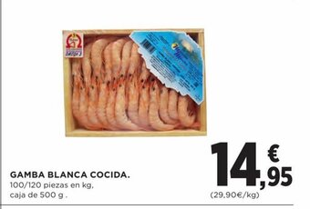 Hipercor Gamba Blanca Cocida oferta