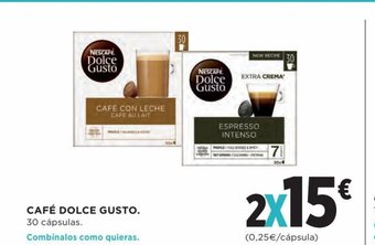 Hipercor Café Dolce Gusto oferta