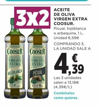 Hipercor Aceite De Oliva Virgen Extra Coosur. oferta