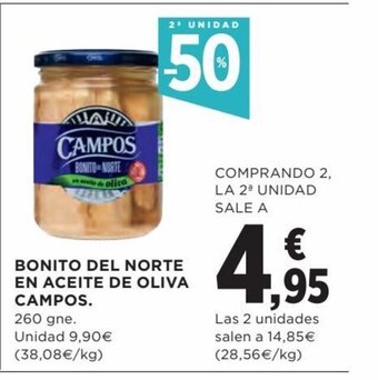 Hipercor Campos Bonito Del Norte En Aceite De Oliva oferta