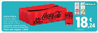 Hipercor Coca Cola oferta