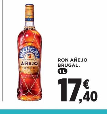 Hipercor Ron Añejo. Brugal oferta