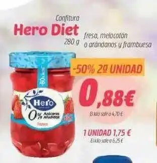 SPAR Hero Diet Confitura 280g oferta