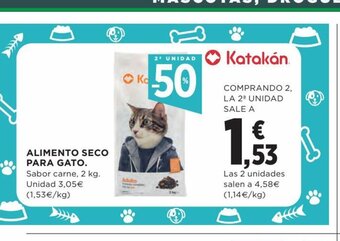 Hipercor Alimento Seco Para Gato oferta