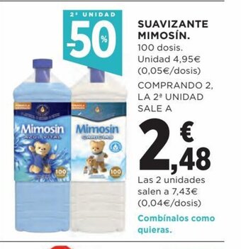 Hipercor Suavizante Mimosin oferta