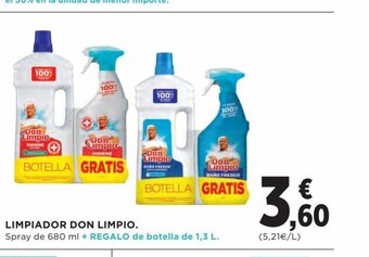 Hipercor Limpiador Don Limpio oferta
