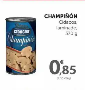 SPAR Cidacos Champiñón Laminado 370g oferta