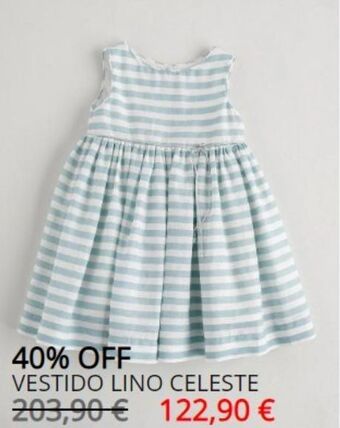 Nanos Vestidos celeste oferta