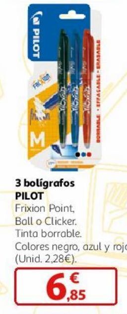 Alcampo Bolígrafos pilot oferta