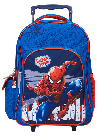 Alcampo Mochila 2 compartimentos multibolsillos con carro reforzado licencias surtidas oferta