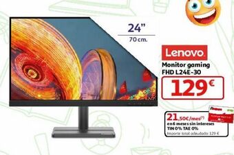 Alcampo Monitor lenovo oferta