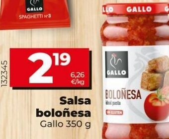 Maxi Dia Salsa boloñesa gallo oferta