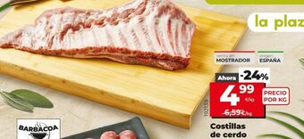 La Plaza de DIA Costillas de cerdo oferta