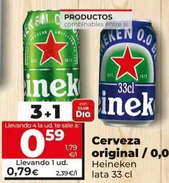 La Plaza de DIA Cerveza heineken oferta
