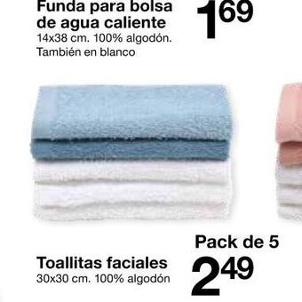 Zeeman Toallitas faciales oferta