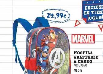 Juguettos Mochila adaptable a carro oferta