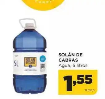 Alimerka Solán de cabras agua 5 litros oferta
