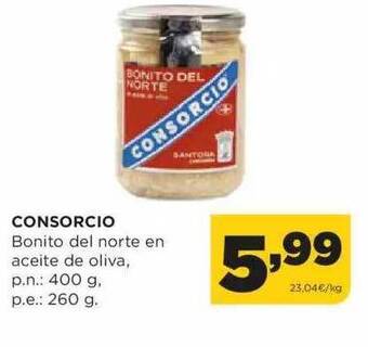 Alimerka Consorcio bonito del norte en aceite de oliva oferta