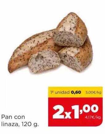 Alimerka Pan con linaza oferta