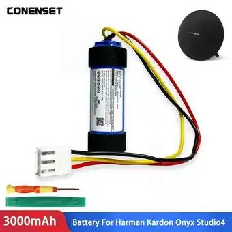 Batería de repuesto icr22650 original para harman/kardon onyx studio 4 baterías de altavoz bluetooth