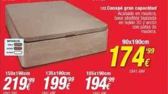 Rapimueble Canapé gran capacidad oferta