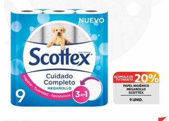 Alcampo Papel higiénico megarollo scottex oferta