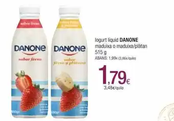 Condis Iogurt líquid danone maduixa o maduixa-plàtan oferta
