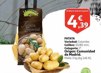 Alcampo Patata oferta