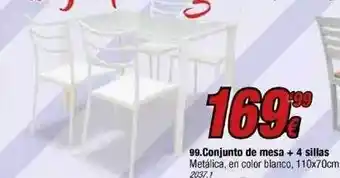 Rapimueble Conjunto se mesa + 4 sillas oferta