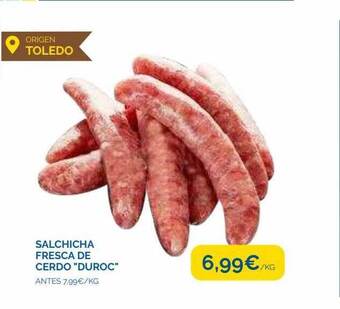 Supermercados La Despensa Salchicha fresca de cerdo duroc oferta