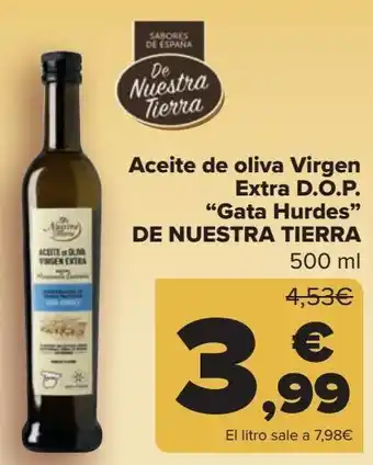 Carrefour Aceite de oliva virgen extra d.o.p de nuestra tierra oferta