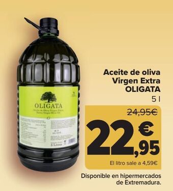 Carrefour Aceite de oliva virgen extra oligata oferta