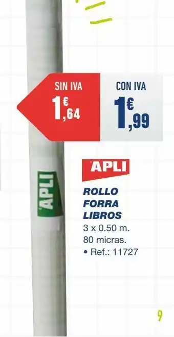 Bureau Vallée Forro de libros apli oferta