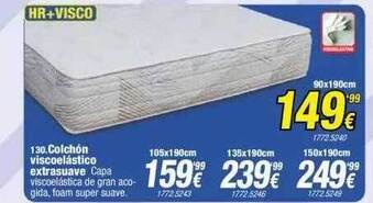 Rapimueble Colchón viscoelástico extrasuave oferta