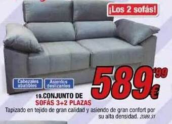 Rapimueble CONJUNTO DE SOFÀS 3+2 PLAZAS oferta