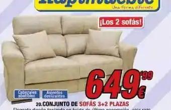 Rapimueble CONJUNTO DE SOFÀS 3+2 PLAZAS oferta