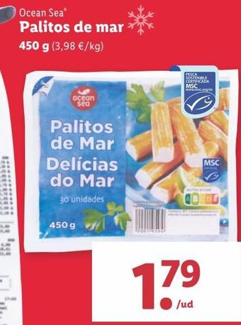 Lidl Palitos de mar ocean sea oferta