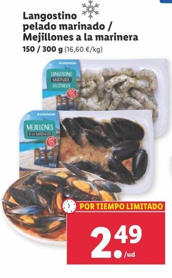 Lidl Langostinos oferta