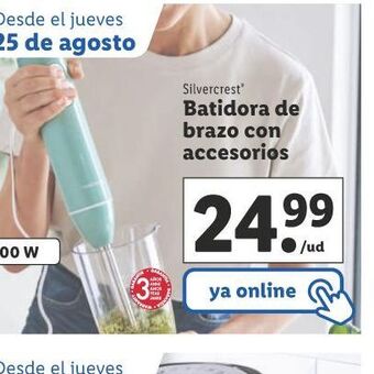 Lidl Batidora de brazo con accesorios oferta