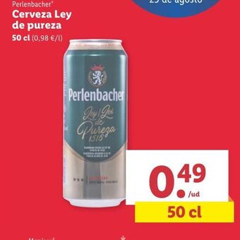 Lidl Cerveza ley de pureza oferta